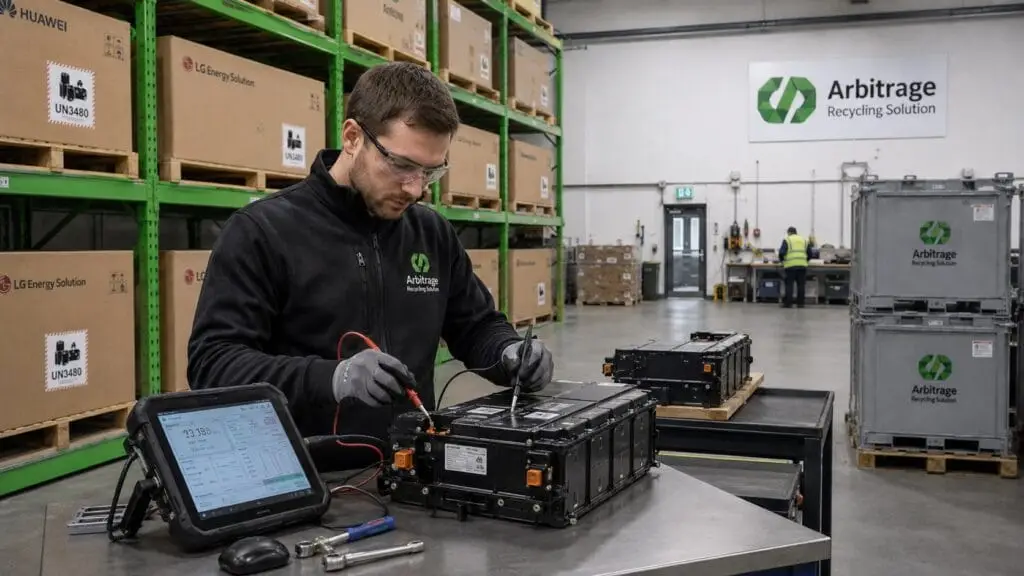 Messung und Zustandsprüfung einer Lithium-Batterie